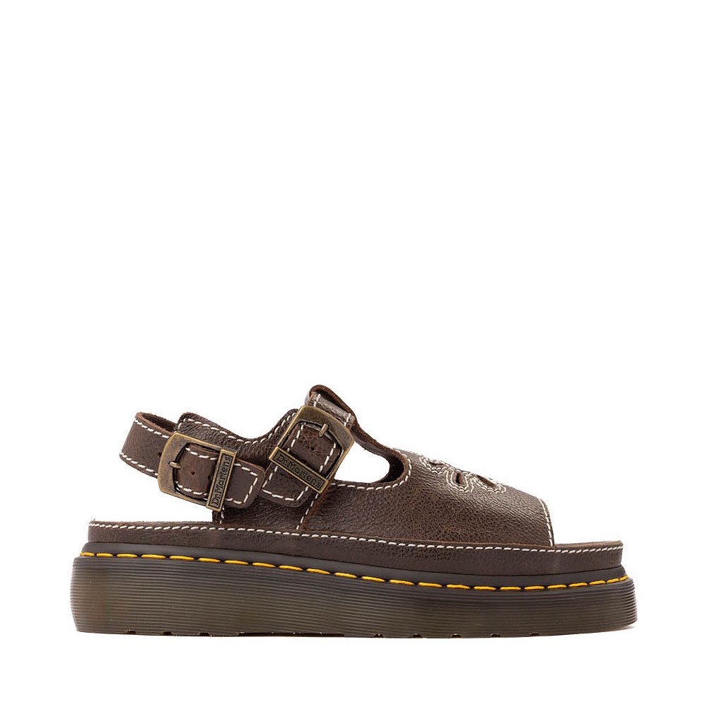 Womens Dr. Martens Dunnet Flower Sandal - Kelp Brown
