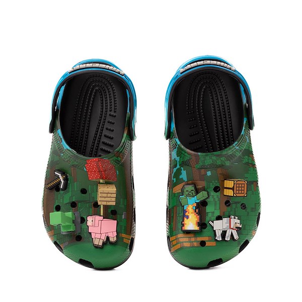 alternate view Sabot classique Minecraft x Crocs - Enfants / Junior - Vert / MulticoloreALT2