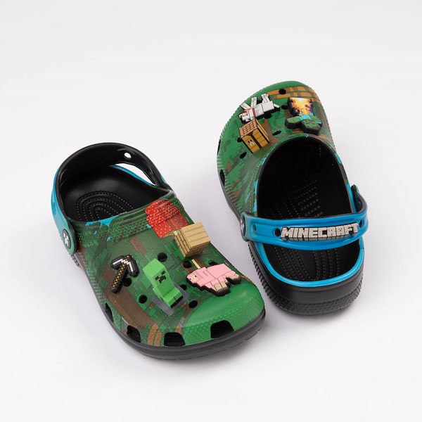 alternate view Sabot classique Minecraft x Crocs - Enfants / Junior - Vert / MulticoloreHERO