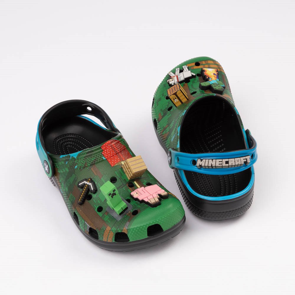 Sabot classique Minecraft x Crocs - Enfants / Junior - Vert / Multicolore