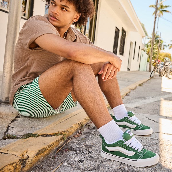 alternate view Vans Knu Skool Skate Shoe - Eden GreenALT1B