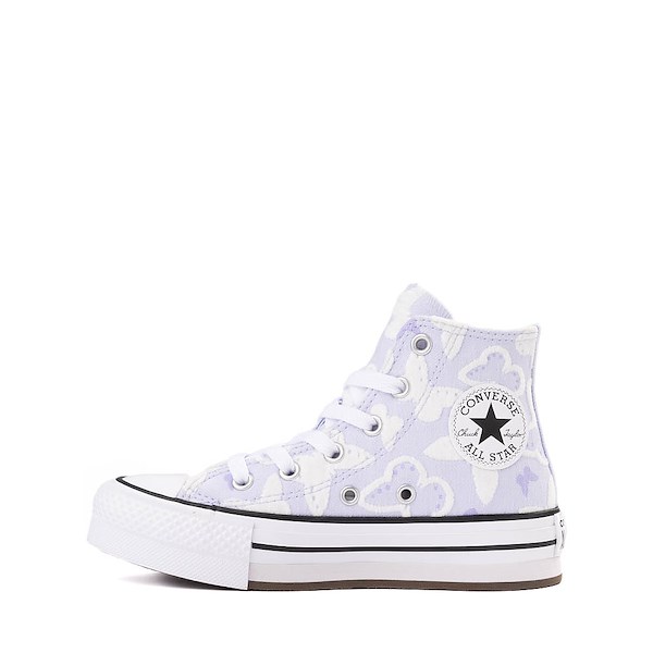 alternate view Basket montante Converse Chuck Taylor All Star Lift à motif de papillons - Enfants - Mauve pâleALT1