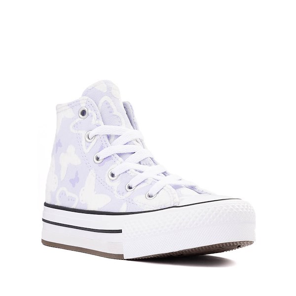alternate view Basket montante Converse Chuck Taylor All Star Lift à motif de papillons - Enfants - Mauve pâleALT5