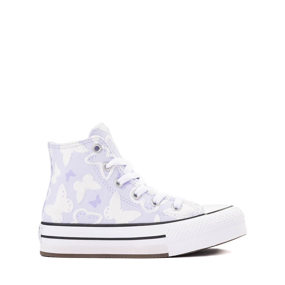 Basket montante Converse Chuck Taylor All Star Lift à motif de papillons - Enfants - Mauve pâle