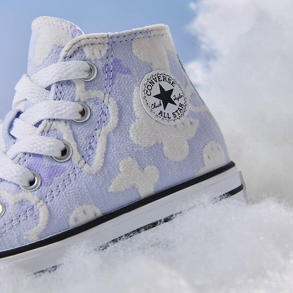 alternate view Basket montante Converse Chuck Taylor All Star à motif de papillons - Bébés / Tout-petits - Mauve pâleALT1D