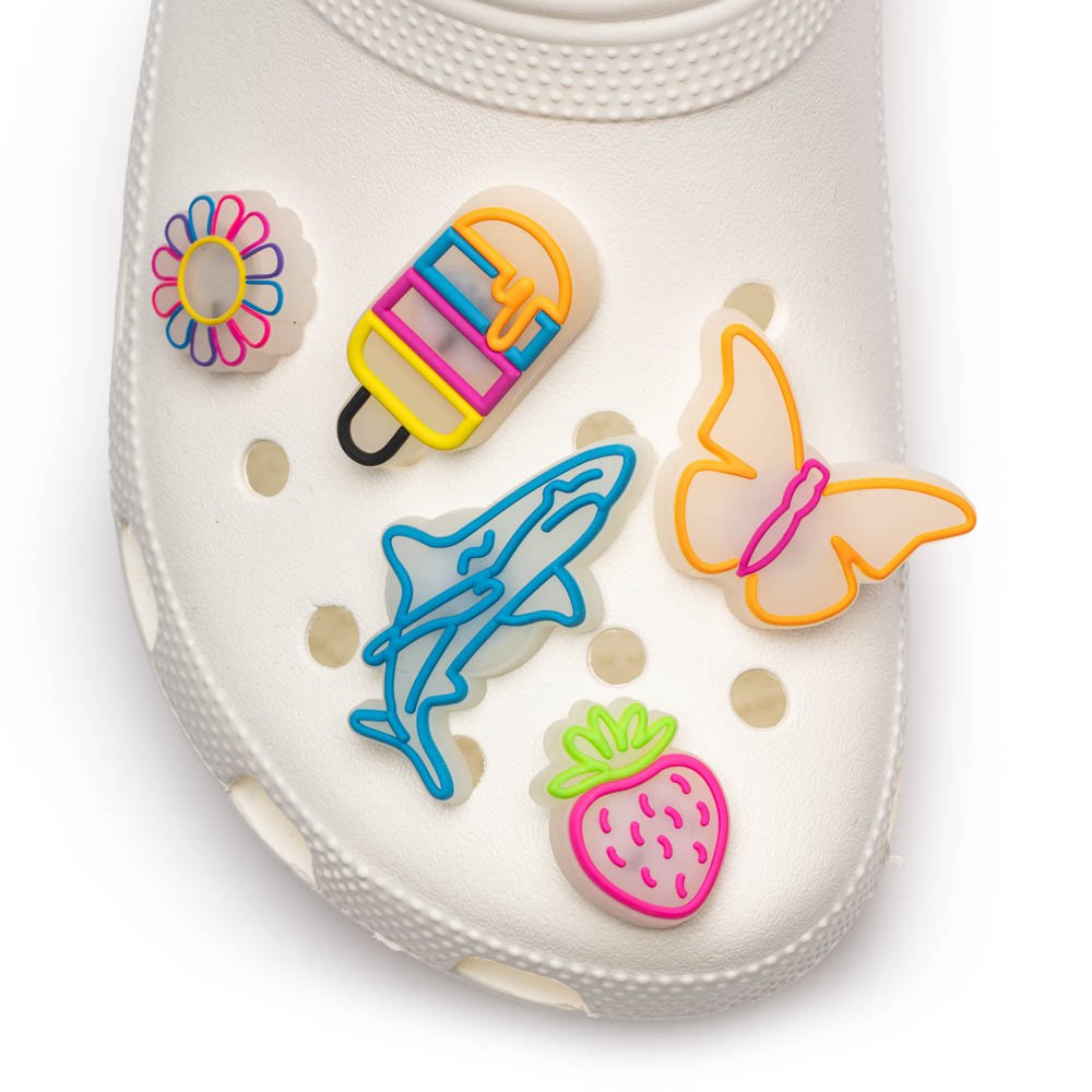 Crocs Jibbitz&trade; Light Up Summer Shoe Charms 5 Pack - Multicolor