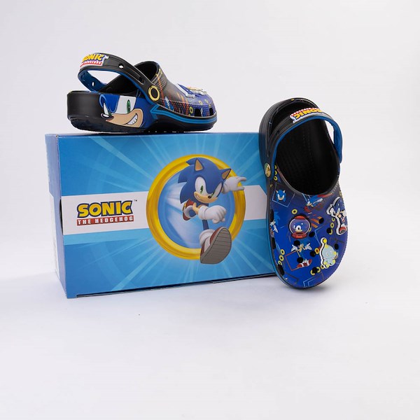 alternate view Sabot classique Crocs x Sonic the Hedgehog™ - Enfants / Junior - BleuALT1D