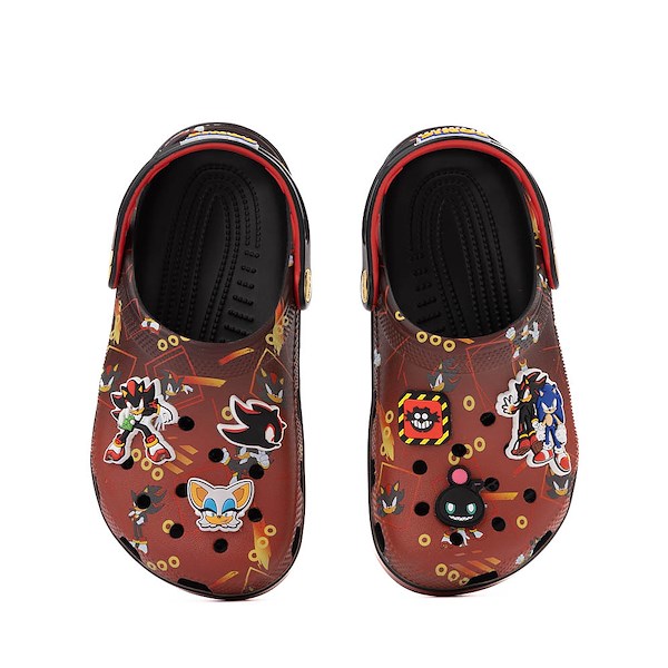 alternate view Sabot classique Crocs Shadow x Sonic the Hedgehog™ - Enfants / Junior - Noir / RougeALT2