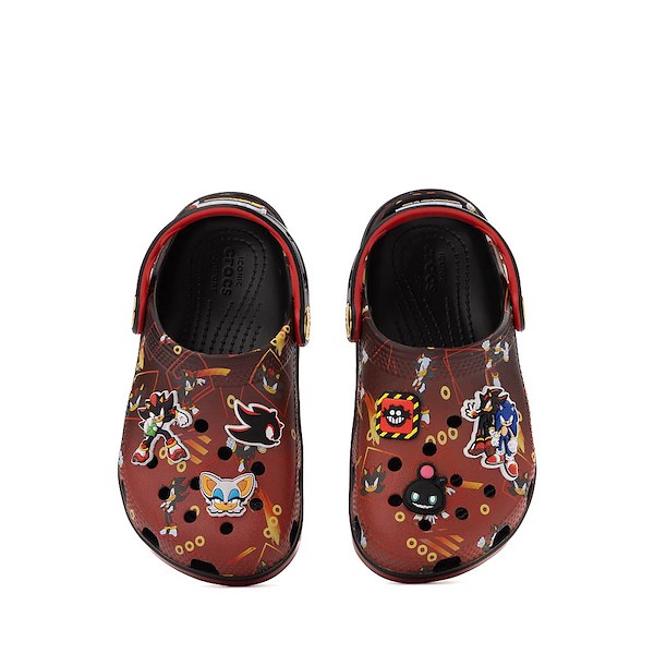 alternate view Sabot classique Crocs Shadow x Sonic the Hedgehog™ - Bébés / Tout-petits - Noir / RougeALT2