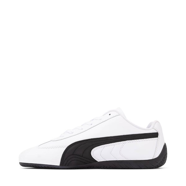 Mens PUMA Speedcat Leather Athletic Shoe - White / Black