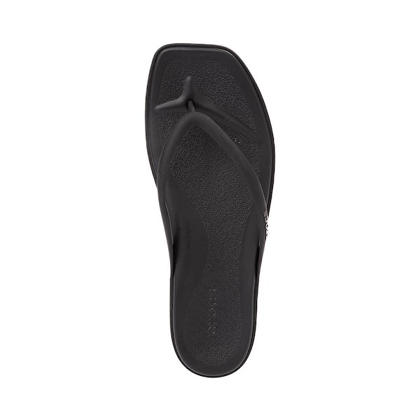alternate view Womens Crocs Miami Flip Flop Sandal - BlackALT2
