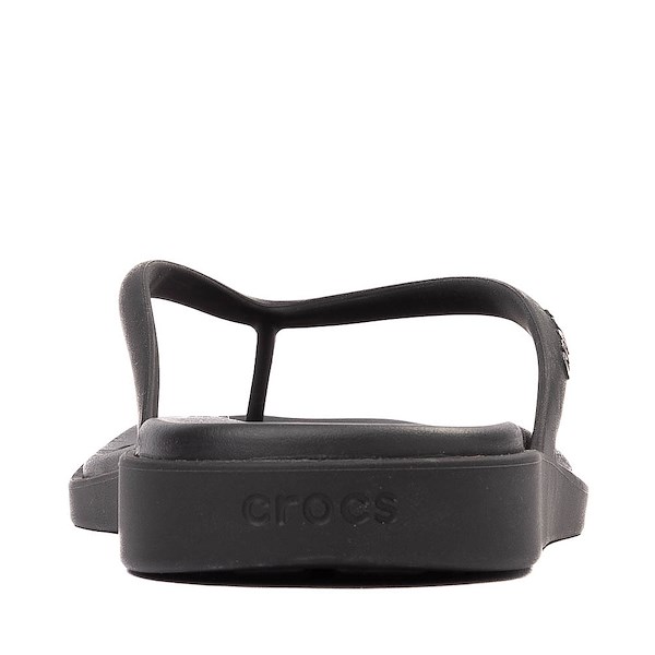 alternate view Womens Crocs Miami Flip Flop Sandal - BlackALT4