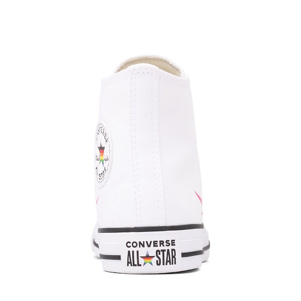 alternate view Basket montante Converse Pride Chuck Taylor All Star - Blanche / Flamme arc-en-cielALT4