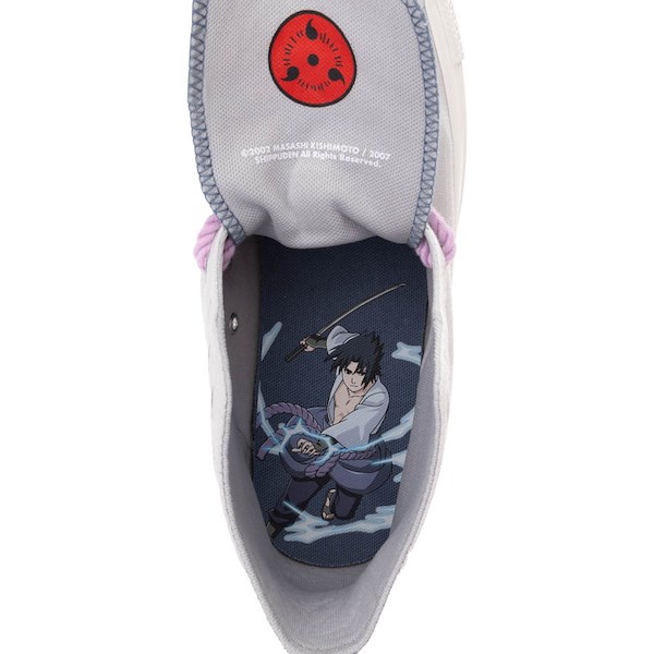 alternate view Converse x Naruto: Shippuden Chuck Taylor All Star Sasuke High-Top Sneaker - FossilizedALT2B