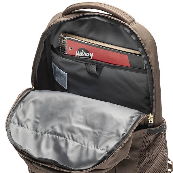 alternate view Womens The North Face Jester Luxe Backpack - Smokey Brown / Gold MetallicALT3