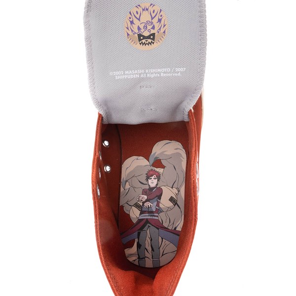 alternate view Converse x Naruto: Shippuden Chuck Taylor All Star Gaara High-Top Sneaker - RedwoodALT2B