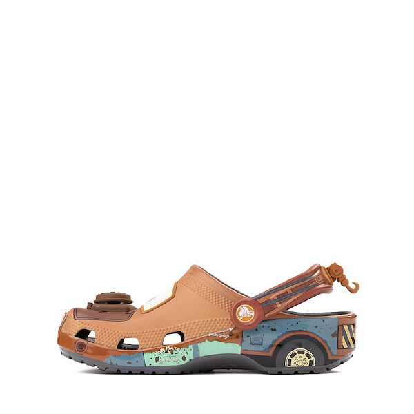 alternate view Disney and Pixar Cars Crocs Classic Mater Clog - Little Kid / Big Kid - Brown / MulticolorALT1