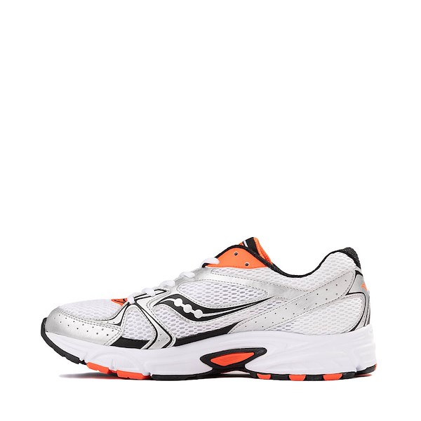 Womens Saucony Ride Millennium Athletic Shoe - White / Silver Orange