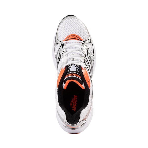 Womens Saucony Ride Millennium Athletic Shoe - White / Silver Orange