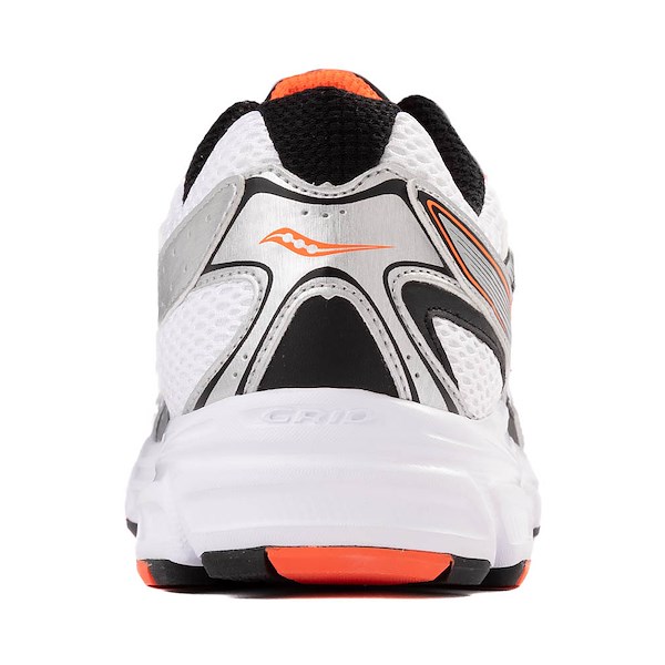 Womens Saucony Ride Millennium Athletic Shoe - White / Silver Orange