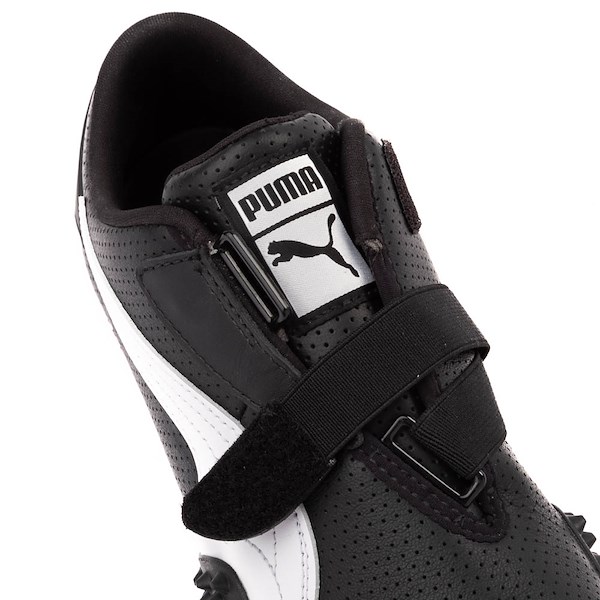 Womens PUMA Mostro Perforated Sneaker - Black / White