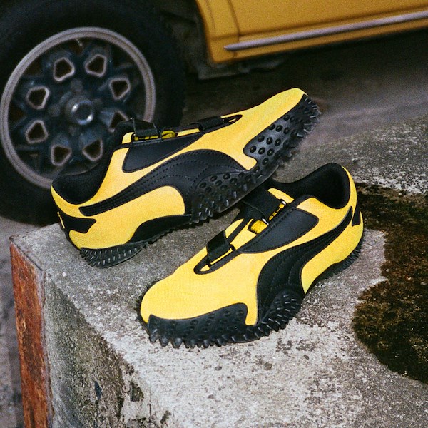 Womens PUMA Mostro OG Prime Sneaker - Pelé Yellow / Black