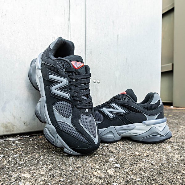 alternate view New Balance 9060 Athletic Shoe - Big Kid - Black / CastlerockHERO