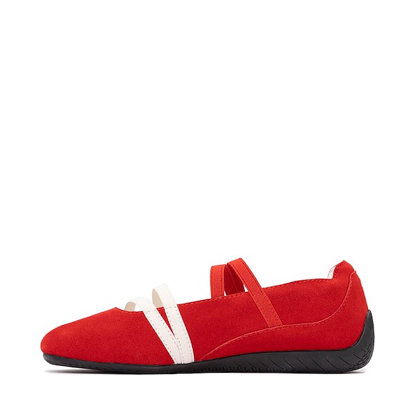 alternate view Womens PUMA Speedcat Ballet Shoe - Red / PUMA WhiteALT1