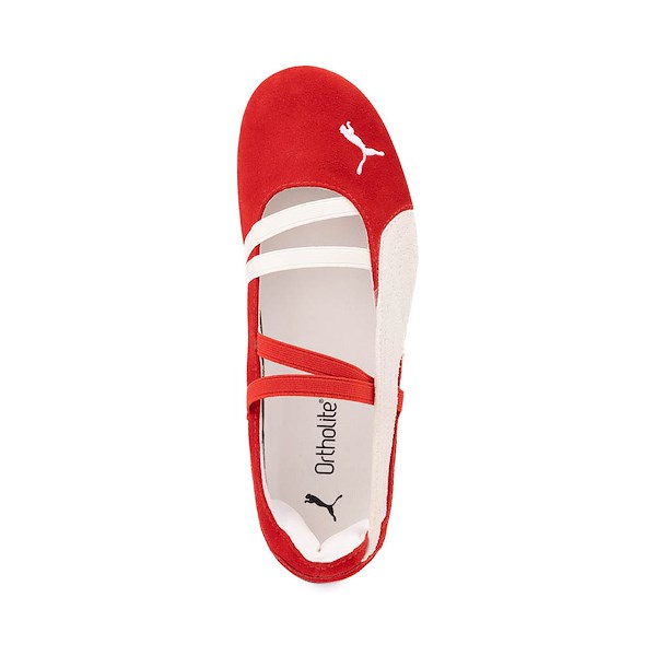 alternate view Womens PUMA Speedcat Ballet Shoe - Red / PUMA WhiteALT2