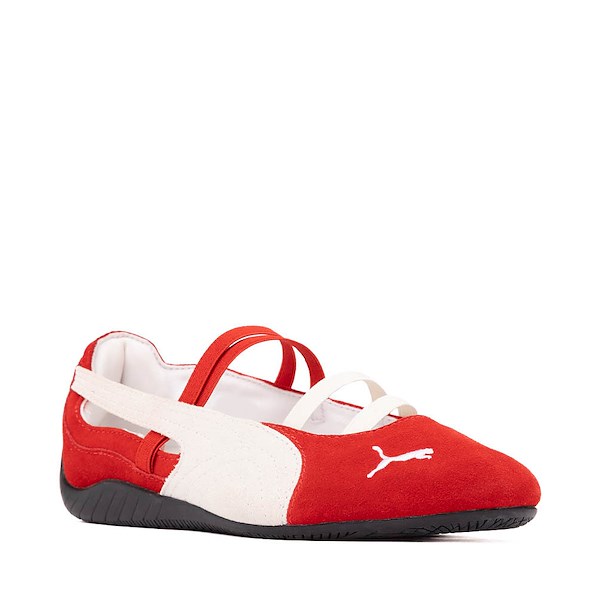 alternate view Womens PUMA Speedcat Ballet Shoe - Red / PUMA WhiteALT5
