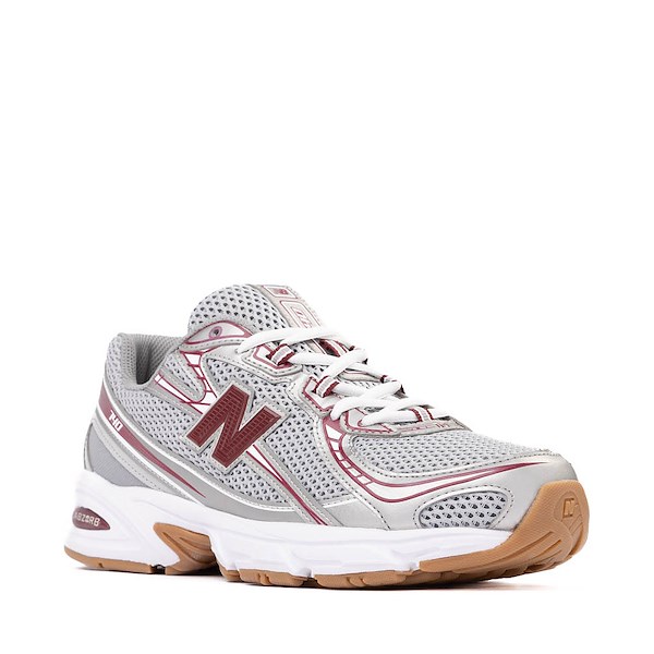 alternate view New Balance 740 Athletic Shoe - Monarch Burgundy / Slate GreyALT5