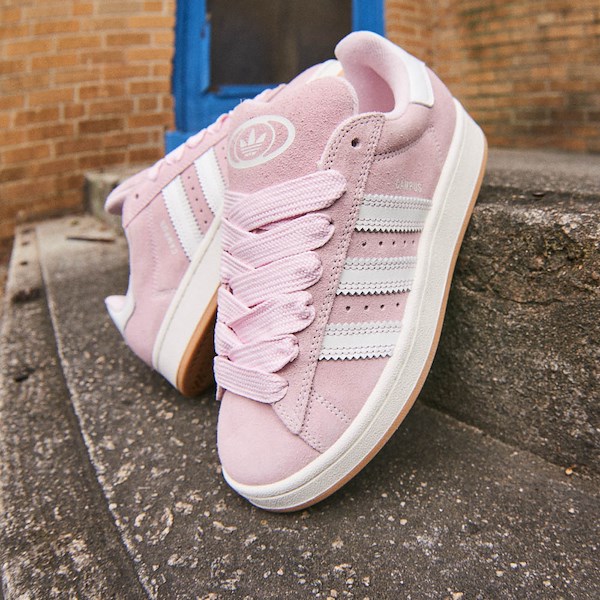 alternate view Chaussure athlétique adidas Campus '00s pour femmes - Rose / BlancheHERO