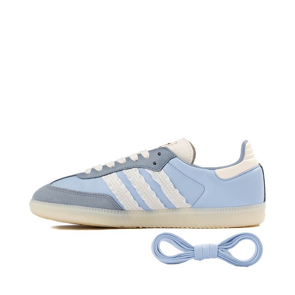 alternate view Womens adidas Samba OG Athletic Shoe - Clear Sky / Tactile Blue / Off WhiteALT1