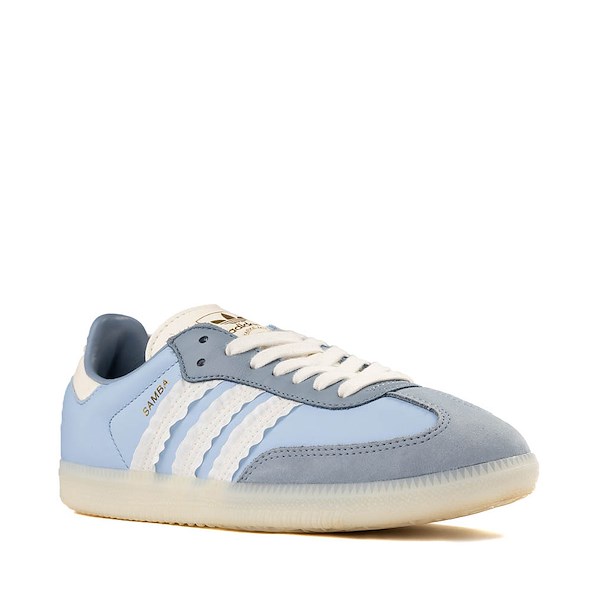 alternate view Womens adidas Samba OG Athletic Shoe - Clear Sky / Tactile Blue / Off WhiteALT5