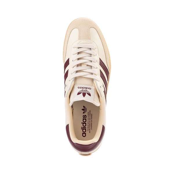 alternate view Mens adidas Samba OG Athletic Shoe - Wonder White / Shadow Red / GumALT2