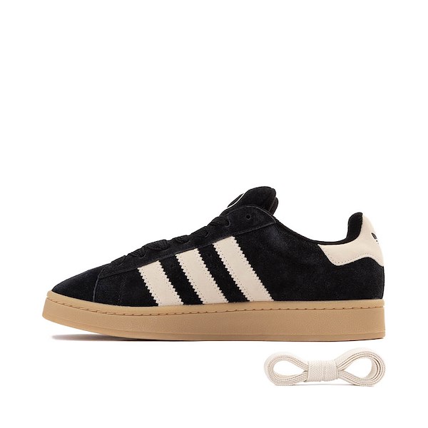 alternate view Mens adidas Campus '00s Athletic Shoe - Black / Cream White / GumALT1