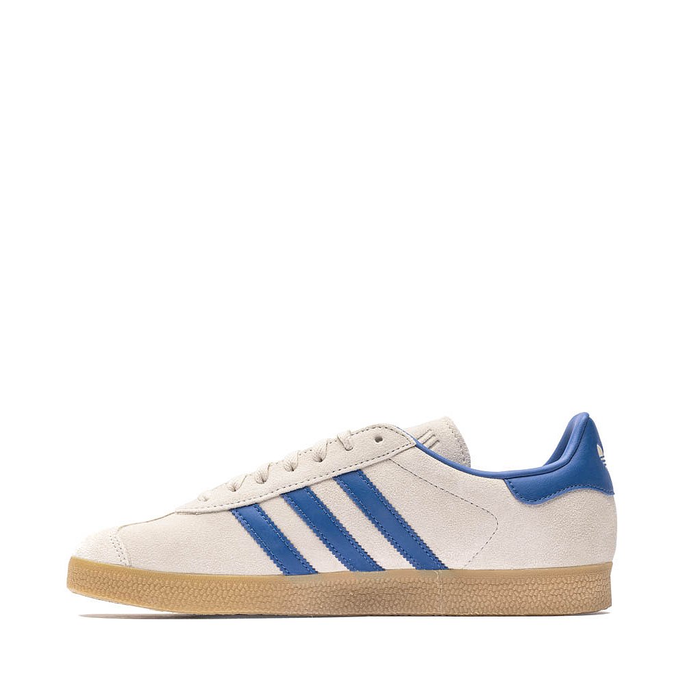 Mens adidas Gazelle Athletic Shoe - Alumina / Blue / Gum | JourneysCanada
