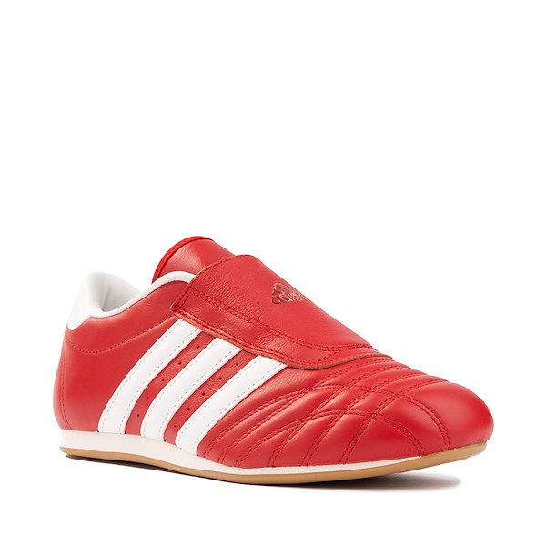 alternate view Womens adidas Taekwondo Athletic Shoe - Off White / Better Scarlet / GumALT5