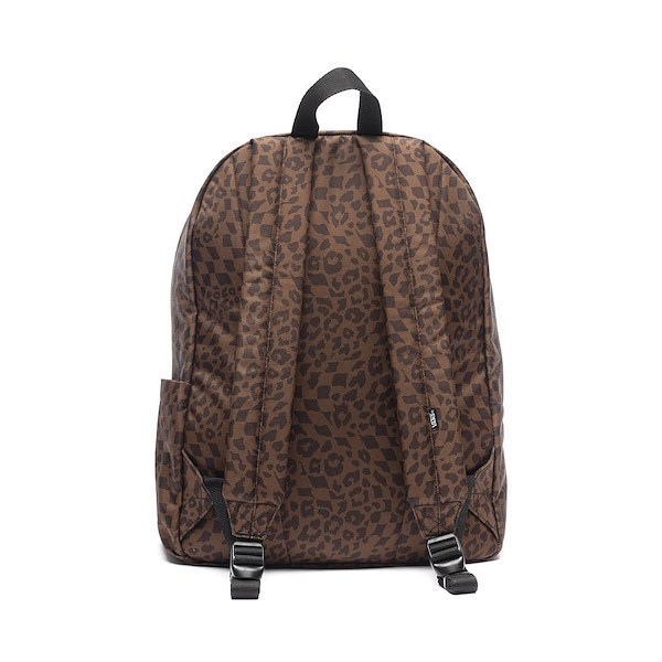 alternate view Vans Old Skool Backpack - Black / LeopardALT2