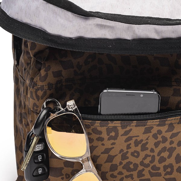 alternate view Vans Old Skool Backpack - Black / LeopardALT3B