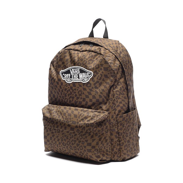 alternate view Vans Old Skool Backpack - Black / LeopardALT4