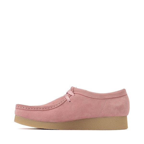 alternate view Womens Clarks Wallabee EVO LO Casual Shoe - Dusty RoseALT1
