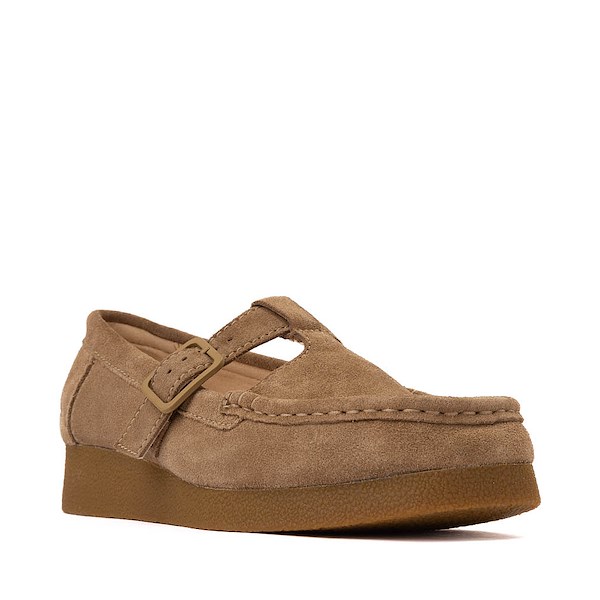Womens Clarks Wallabee Evo T-Bar Mocassin