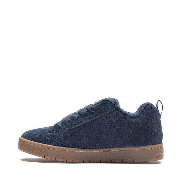 alternate view Mens DC Court Graffik Skate Shoe - Navy / White / GumALT1