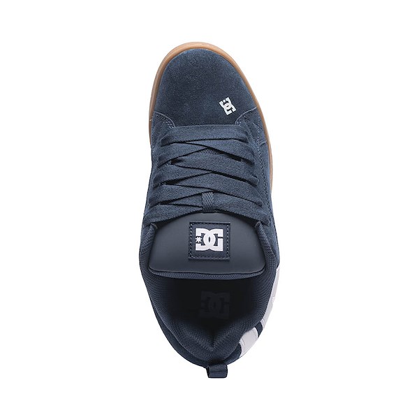 alternate view Mens DC Court Graffik Skate Shoe - Navy / White / GumALT2