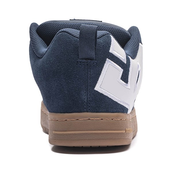 alternate view Mens DC Court Graffik Skate Shoe - Navy / White / GumALT4