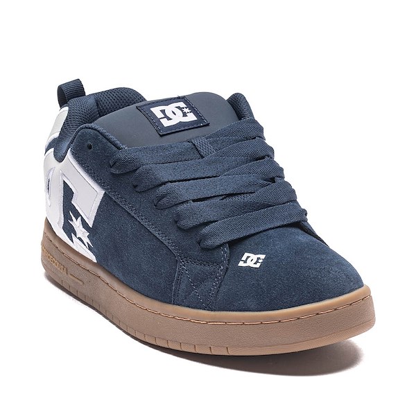 alternate view Mens DC Court Graffik Skate Shoe - Navy / White / GumALT5