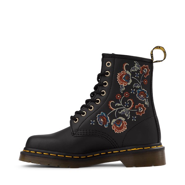 alternate view Womens Dr. Martens 1460 Vonda Tavern Roses Boot - BlackALT1