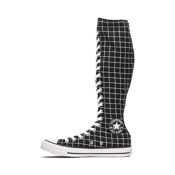alternate view Converse Chuck Taylor All Star XX-Hi Plaid Sneaker - Black / WhiteALT1