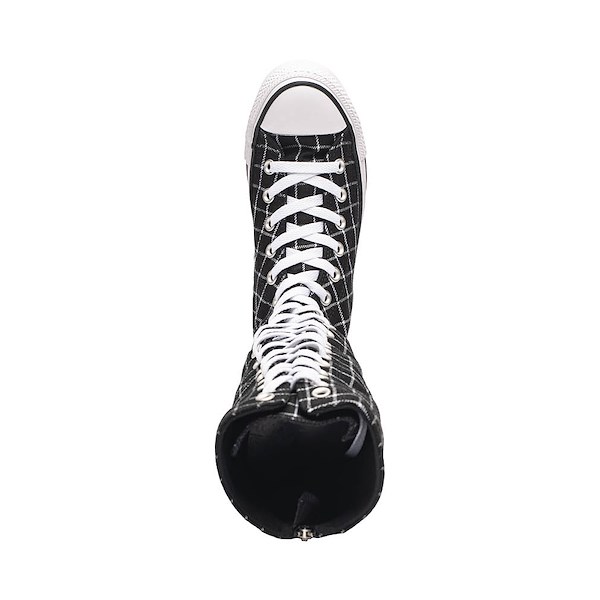 alternate view Converse Chuck Taylor All Star XX-Hi Plaid Sneaker - Black / WhiteALT2